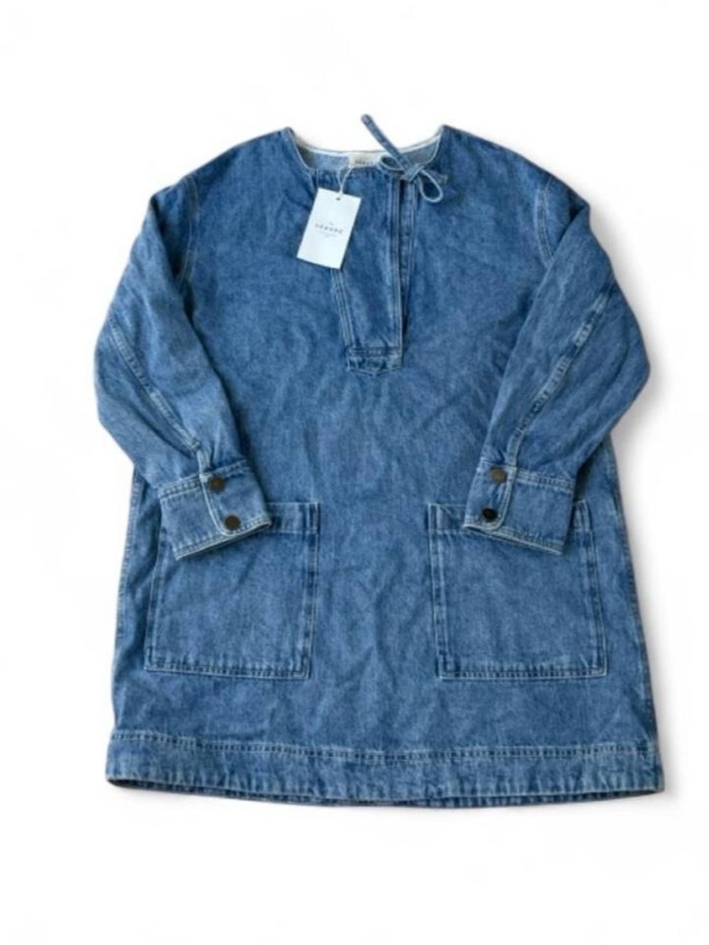 NWT Sézane Mirko Shirt Dress Blue Denim
Capsule Wardrobe 100% Cotton Woman’s 8 - Picture 4 of 10